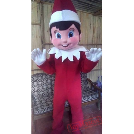 Download Elf On The Shelf Adult Mascot Costume For Sale