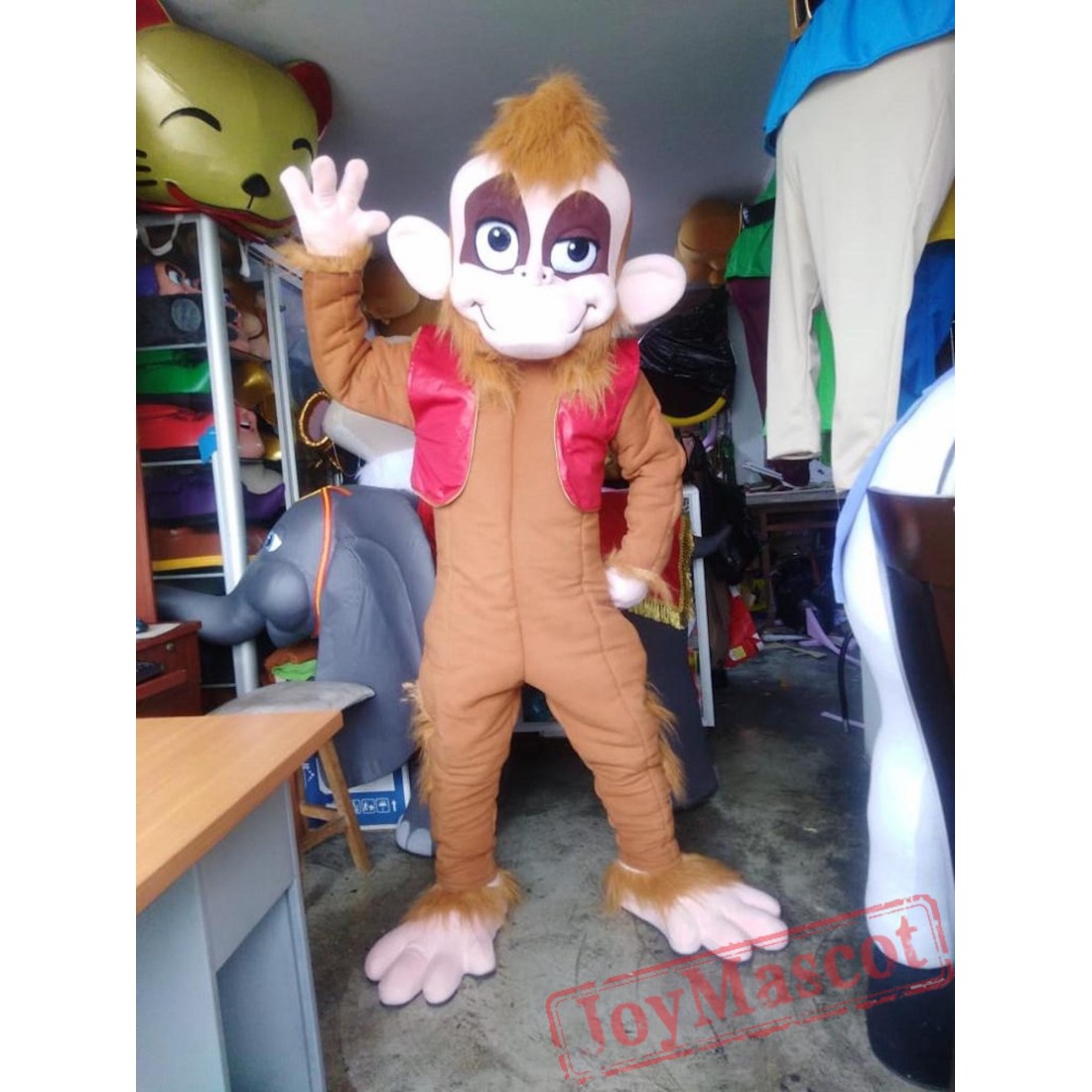 Abu Monkey Aladdin Mascot Costume Adult For Sale