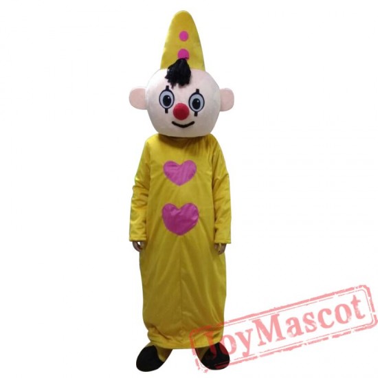 Yellow Hat Bumba Mascot Costume for Adult