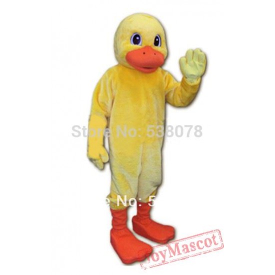 Yellow Duck Mascot Costume For Adult