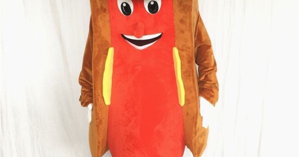 Hot Dog Mascot Costume