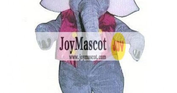 Penny Elephant Mascot Costume, Elephant Mascot Costume