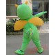 Cosplay Cartoon Green Dinosaur Mascot Costume