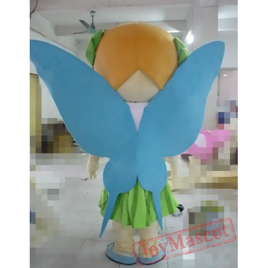 Cosplay Cartoon Butterfly Girl Mascot Costume