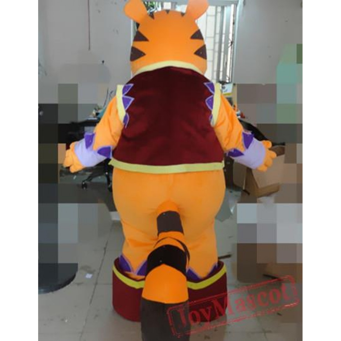 Cartoon Plush Fat Tiger Mascot Costume