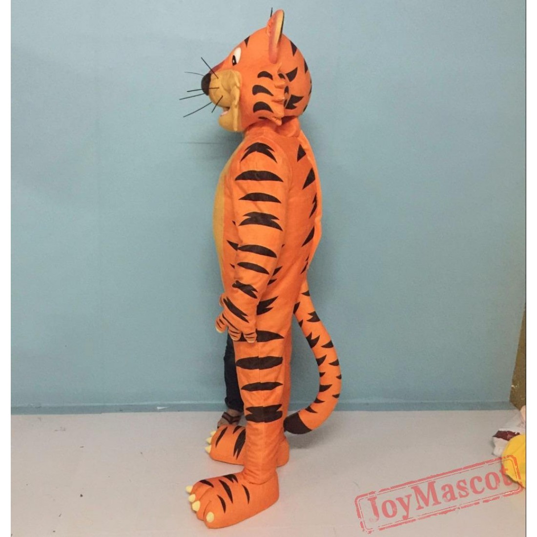 Happy Tiger Mascot Costume For Adult