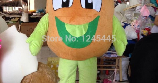 Adult Kiwi Fruit Mascot Costume Adult Kiwi Fruit Costume