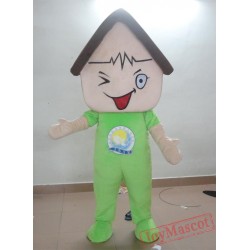 Adult Happy House Mascot Costume
