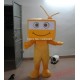 Funny Mascot Costume Plush Yellow Tv Costume For Adult