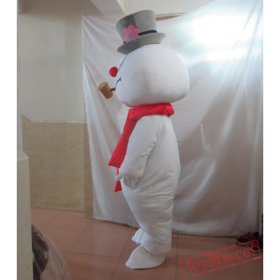 Frosty Snowman Mascot Costume Adult Frosty Snowman Costume 9868