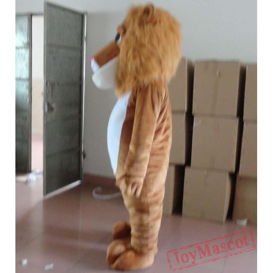 Red Nose Lion Costume Adult Lion Mascot Costume