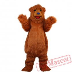 Brown Bear Mascot Costume Adult